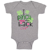 Baby Clothes I Pinch Back St Patrick's St Patty Irish Ireland Shamrock Clover