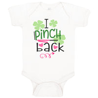 Baby Clothes I Pinch Back St Patrick's St Patty Irish Ireland Shamrock Clover