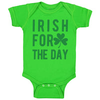 Baby Clothes Irish for A Day St Patrick's St Patty Clover Irish Drinking Ireland