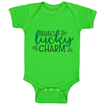 Baby Clothes Lucky Charm Boy Patrick's Patty Shamrock Ireland Clover Cotton
