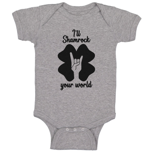 Baby Clothes I'Ll Shamrock Funny Gag Patrick's Patty Clover N Roll Cotton