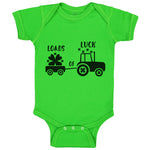 Baby Clothes Loads Luck Patrick's Tractor Farm Shamrock Clover Ireland Cotton