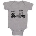 Baby Clothes Loads Luck Patrick's Tractor Farm Shamrock Clover Ireland Cotton