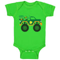 Baby Clothes Wheeler Truck Monster Shamrock Patrick's Patty Clover Cotton