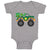 Baby Clothes Wheeler Truck Monster Shamrock Patrick's Patty Clover Cotton