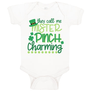 Baby Clothes Mister Pinch Charming Patrick's Patty Clover Ireland Baby Bodysuits