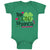 Baby Clothes Cute Pinch Patrick's Patty Clover Irish Ireland Shamrock Cotton