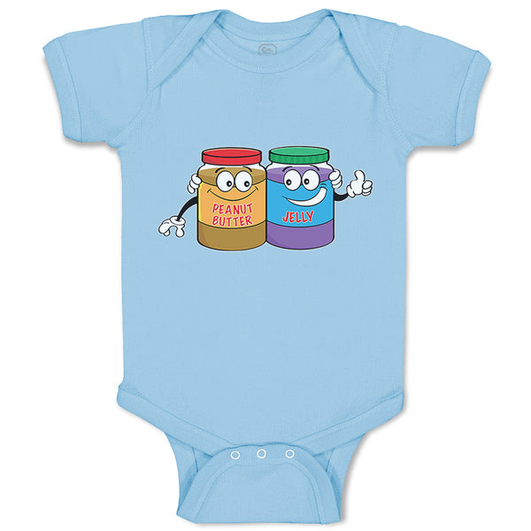 Baby Clothes Peanut Butter - Jelly Baby Bodysuits Boy & Girl Cotton