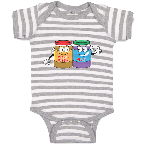 Baby Clothes Peanut Butter - Jelly Baby Bodysuits Boy & Girl Cotton