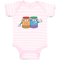 Baby Clothes Peanut Butter - Jelly Baby Bodysuits Boy & Girl Cotton