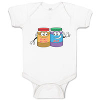 Baby Clothes Peanut Butter - Jelly Baby Bodysuits Boy & Girl Cotton