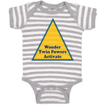 Baby Clothes Wonder Twin Powers Activate Baby Bodysuits Boy & Girl Cotton