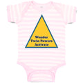 Baby Clothes Wonder Twin Powers Activate Baby Bodysuits Boy & Girl Cotton