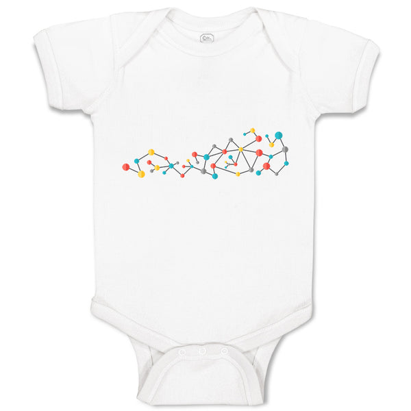 Baby Clothes Chemical Bonds Funny Nerd Geek Baby Bodysuits Boy & Girl Cotton