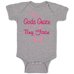 Baby Clothes All Gods Grace in This Tiny Face Christian Jesus God Baby Bodysuits