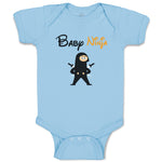 Baby Clothes Baby Ninja Funny & Novelty Funny Baby Bodysuits Boy & Girl Cotton