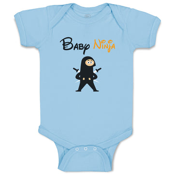 Baby Clothes Baby Ninja Funny & Novelty Funny Baby Bodysuits Boy & Girl Cotton