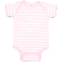 Baby Clothes Hi I'M New Here Chill Funny Humor Baby Bodysuits Boy & Girl Cotton