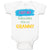 Baby Clothes I Get My Awesomeness from My Grammy Grandmother Grandma A Cotton