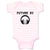 Baby Clothes Future Dj B Future Profession Baby Bodysuits Boy & Girl Cotton