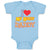 Baby Clothes I Love Heart My Nerdy Daddy Geek Dad Father's Day Baby Bodysuits