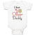 Baby Clothes I Love My Police Officer Daddy Badge Dad Father's Day Cotton