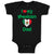 Baby Clothes I Love My Mexican Dad Baby Bodysuits Boy & Girl Cotton