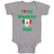 Baby Clothes I Love My Mexican Dad Baby Bodysuits Boy & Girl Cotton