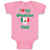 Baby Clothes I Love My Mexican Dad Baby Bodysuits Boy & Girl Cotton