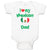 Baby Clothes I Love My Mexican Dad Baby Bodysuits Boy & Girl Cotton
