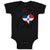 Baby Clothes I Love My Dominican Dad Baby Bodysuits Boy & Girl Cotton