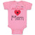 Baby Clothes I Love My Albanian Mom Baby Bodysuits Boy & Girl Cotton