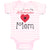 Baby Clothes I Love My Albanian Mom Baby Bodysuits Boy & Girl Cotton