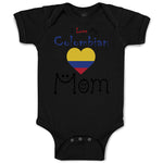 Baby Clothes I Love My Colombian Mom Baby Bodysuits Boy & Girl Cotton