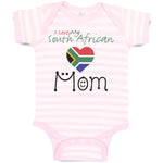 Baby Clothes I Love My South African Mom Baby Bodysuits Boy & Girl Cotton