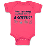 Baby Clothes Forget Princess I Want to Be A Scientist Baby Bodysuits Cotton