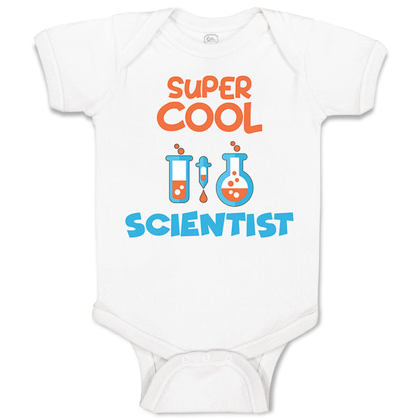 Baby Clothes Super Cool Scientist Geek Nerd Teacher School Education Cotton