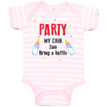 Baby Clothes Party My Crib 2Am Bring A Bottle Funny Humor Gag Baby Bodysuits