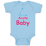 Acute Math Geek Nerd Baby Funny Humor Style A