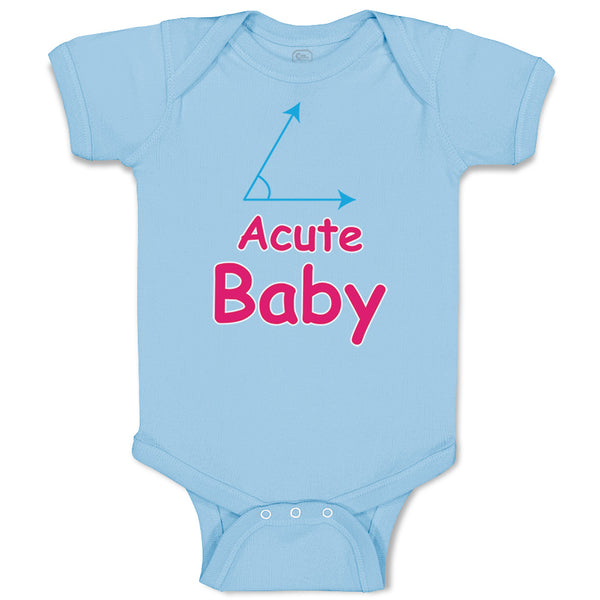 Acute Math Geek Nerd Baby Funny Humor Style A