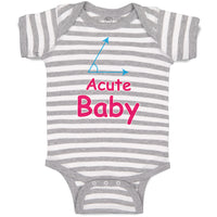 Baby Clothes Acute Math Geek Nerd Baby Funny Humor Style A Baby Bodysuits Cotton