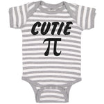 Baby Clothes Cutie Pi Geek Nerd Math Style A Baby Bodysuits Boy & Girl Cotton