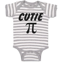 Baby Clothes Cutie Pi Geek Nerd Math Style A Baby Bodysuits Boy & Girl Cotton