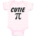 Baby Clothes Cutie Pi Geek Nerd Math Style A Baby Bodysuits Boy & Girl Cotton