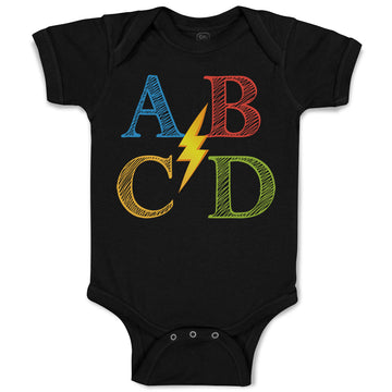 Baby Clothes Ab Cd Geek Nerd Math Baby Bodysuits Boy & Girl Cotton