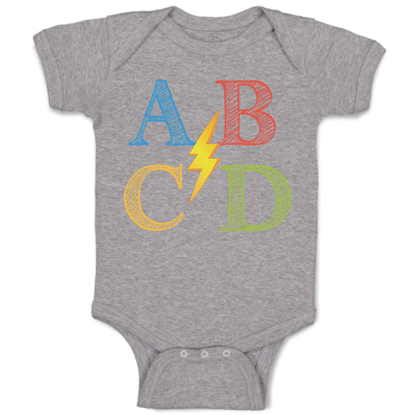 Baby Clothes Ab Cd Geek Nerd Math Baby Bodysuits Boy & Girl Cotton