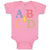 Baby Clothes Ab Cd Geek Nerd Math Baby Bodysuits Boy & Girl Cotton