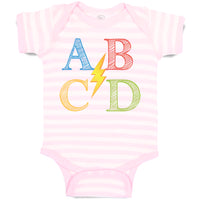 Baby Clothes Ab Cd Geek Nerd Math Baby Bodysuits Boy & Girl Cotton