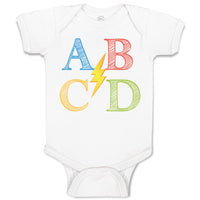 Baby Clothes Ab Cd Geek Nerd Math Baby Bodysuits Boy & Girl Cotton