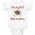 Baby Clothes Arrgh! Wipe Me Booty Funny Humor Baby Bodysuits Boy & Girl Cotton